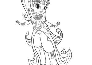 Coloriage Shimmer Et Shine Shimmer and Shine Coloring Pages Princess Samira ÏÎ¹Î³Î¿ÏÏÎµÏ