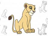 Coloriage Simba Et Nala Ment Dessiner Nala étape Par étape Avec Un Crayon Simple