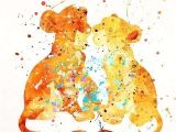 Coloriage Simba Et Nala Simba and Nala the Lion King Print Dessin Disney