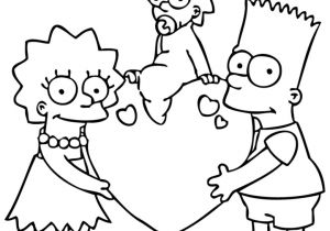 Coloriage Simpson à Imprimer Gratuit Simpson Coloriage