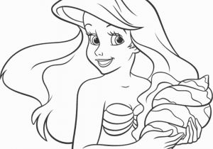 Coloriage Sirène Ariel A Imprimer Lifetime Mermaid for Coloring Luxury Little Page Ariel the Pages