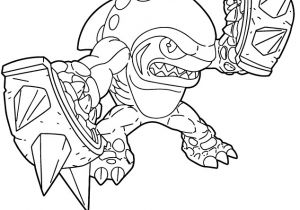 Coloriage Skylanders En Ligne Coloriage Skylanders Giants Earth Saison 2 Terrafin Dessin