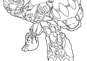 Coloriage Skylanders En Ligne Coloriage Skylanders Giants Fire Hot Head Dessin