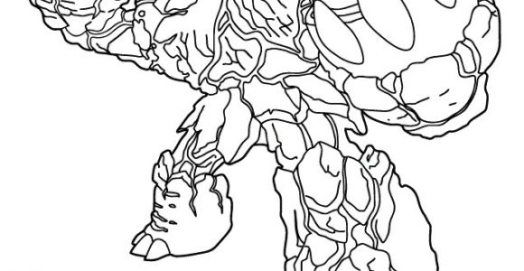 Coloriage Skylanders En Ligne Coloriage Skylanders Giants Fire Hot Head Dessin