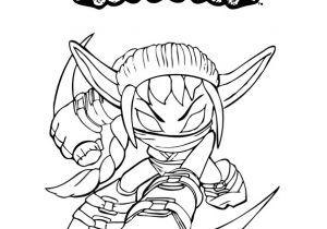 Coloriage Skylanders En Ligne Coloriage Skylanders Stealth Elf