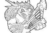 Coloriage Skylanders En Ligne Coloriage Skylanders Trap Team Wolfgang Dessin