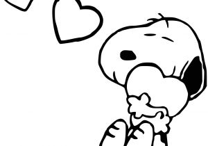 Coloriage Snoopy A Imprimer Coloriage Snoopy Amoureux   Imprimer Sur Coloriages Fo