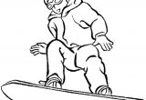 Coloriage Snowboard Coloriage Snowboard En Ligne Gratuit   Imprimer