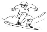 Coloriage Snowboard Snowboard Planche   Neige 50 Transport – Coloriages   Imprimer