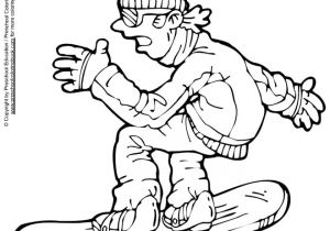 Coloriage Snowboard Snowboard Planche   Neige 8 Transport – Coloriages   Imprimer