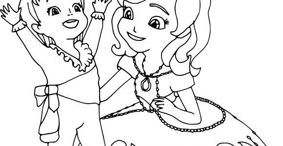Coloriage sofia A Imprimer Coloriage Princesse sofia Dessin à Imprimer Sur Coloriage