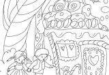 Coloriage sorcière Hansel Et Gretel Hansel and Gretel Tale to Color In Easynip