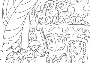 Coloriage sorcière Hansel Et Gretel Hansel and Gretel Tale to Color In Easynip