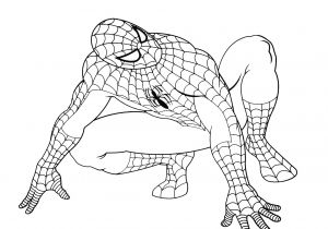 Coloriage Spiderman à Colorier Coloriage Spiderman Moto Djdareve