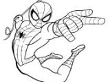 Coloriage Spiderman En Ligne Gratuit Dessin De Spiderman Noir