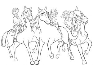 Coloriage Spirit Et Lucky Pin by Spirit Riding Free On Spirit Saturdays In 2019
