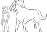 Coloriage Spirit Et Lucky Spirit Riding Free Spirit and Lucky Coloring Page