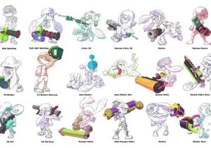 Coloriage Splatoon Armes Splatoon S Next Dlc Weapon Signals End Of Dlc
