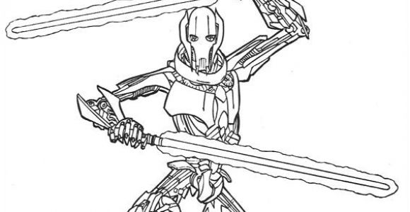 Coloriage Star War Star Wars Grievous Coloriages Pinterest