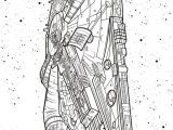 Coloriage Star Wars Faucon Millenium Coloriage Le Faucon Millenium