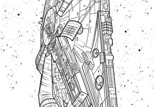 Coloriage Star Wars Faucon Millenium Coloriage Le Faucon Millenium