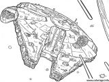 Coloriage Star Wars Faucon Millenium Coloriage Star Wars 32 Dessin à Imprimer