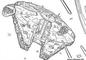 Coloriage Star Wars Faucon Millenium Coloriage Star Wars 32 Dessin à Imprimer