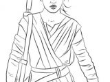 Coloriage Star Wars Rey Coloriage Rey De Star Wars Le Réveil De La force