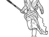 Coloriage Star Wars Rey Coloriages Rey Le Réveil De La force Fr Hellokids