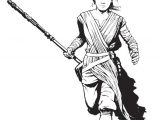 Coloriage Star Wars Rey Coloriez Les Personnages De Starwars Coloriage Sur