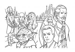 Coloriage Stars Wars A Imprimer Coloriage Star Wars Clone Wars