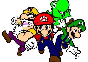 Coloriage Super Mario 64 Super Mario 64 à Colorier Imprimer Super Mario 64