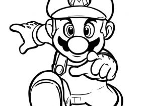 Coloriage Super Mario Kart Coloriage De Mario En Train De Courir