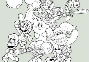 Coloriage Super Smash Bros Brawl Super Smash Bros Wii U Coloring Pages Super Smash Bros Coloring