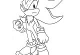 Coloriage Super sonic Et Super Shadow Coloriage sonic Shadow Dessin Gratuit à Imprimer