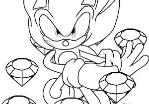 Coloriage Super sonic Et Super Shadow Coloriage Super sonic 5 Jecolorie