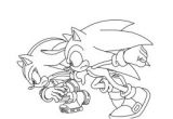 Coloriage Super sonic Et Super Shadow Magnificent Super sonic Super Shadow Et Super Silver