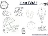 Coloriage Sur L été Coloriage C Est L été Dessin Gratuit à Imprimer