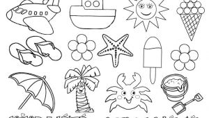 Coloriage Sur L été Nounoudunord Bricolages Avec Les Enfants Page 2