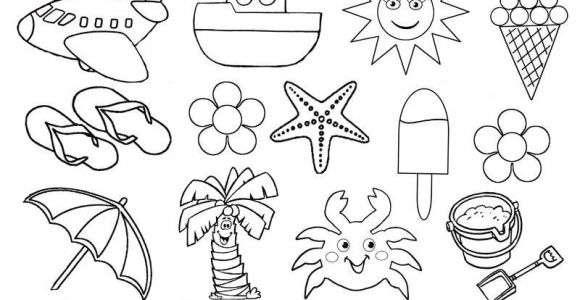 Coloriage Sur L été Nounoudunord Bricolages Avec Les Enfants Page 2
