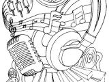 Coloriage Sur La Musique Art Thérapie Musique Coloriage Musique Cahier Musique