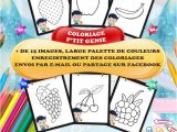 Coloriage Sur Le Partage P Tit Génie Colorie Les Fruits Coloriage Gratuit Im App Store