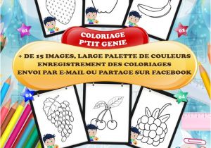 Coloriage Sur Le Partage P Tit Génie Colorie Les Fruits Coloriage Gratuit Im App Store