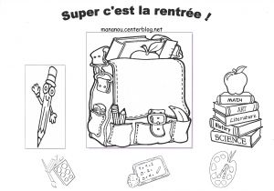 Coloriage Sur Le Thème De La Rentrée Des Classes 46 Dessins De Coloriage Rentrée Maternelle  Imprimer Sur Laguerche