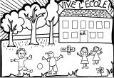Coloriage Sur Le Thème De La Rentrée Des Classes Génial Coloriage Rentree Scolaire Imprimer