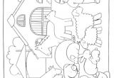 Coloriage Sur Les Animaux De La Ferme Dessin à Colorier Du Fermier Avec son Cheptel D’animaux De