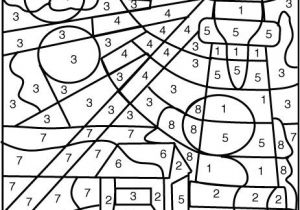 Coloriage Système solaire Jeu De Coloriage Numéroté Chiffres Et Mer N°1