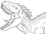 Coloriage T Rex Lego Coloriage Indominus Rex Jurassic Park Dinosaure Dessin   Imprimer