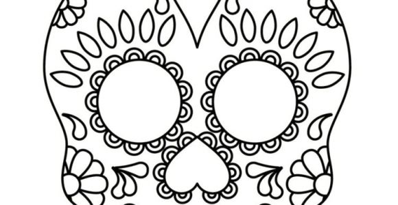 Coloriage Tank à Imprimer Coloriage Tªte De Mort Mexicaine 20 Dessins   Imprimer