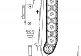 Coloriage Tank Allemand Dessin   Colorier Tank Allemand Ww2 Tiger 1
